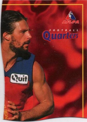 1995 Bewick Enterprises AFLPA Football Quarters #32 Mark Zanotti Front